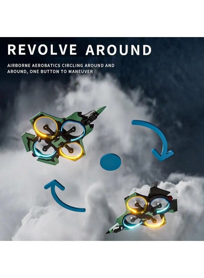 RC Remote Control Airplanes, 2.4G Mini Drone with High Powerful Motors and LED light for Kids and Beginner | Radio Control | RC Plane Max 54 mins Flight Time | Quadcopter With One-click Take-off/Landing | One-click Flips/Circle | Headless Mode - Image 5