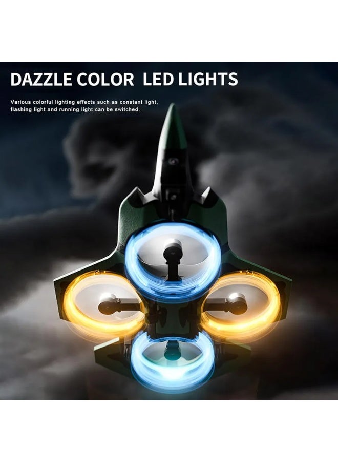 RC Remote Control Airplanes, 2.4G Mini Drone with High Powerful Motors and LED light for Kids and Beginner | Radio Control | RC Plane Max 54 mins Flight Time | Quadcopter With One-click Take-off/Landing | One-click Flips/Circle | Headless Mode - Image 4