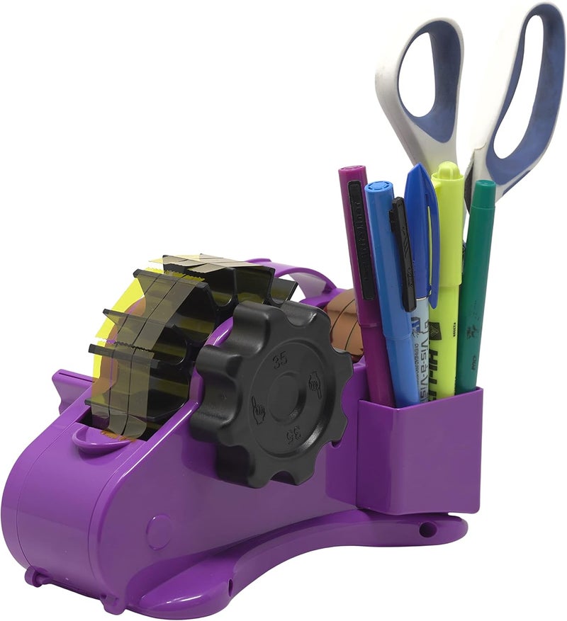 echomerx Original Heat Tape Dispenser + 2 Sublimation Tapes – Pre-Cut for Cricut, Heat Press, Craft, Thermal, Tumbler, HTV, Gift Wrap – Heat Resistant & Transfer Tapes, 1” & 3” Core, Purple Kit - Image 3