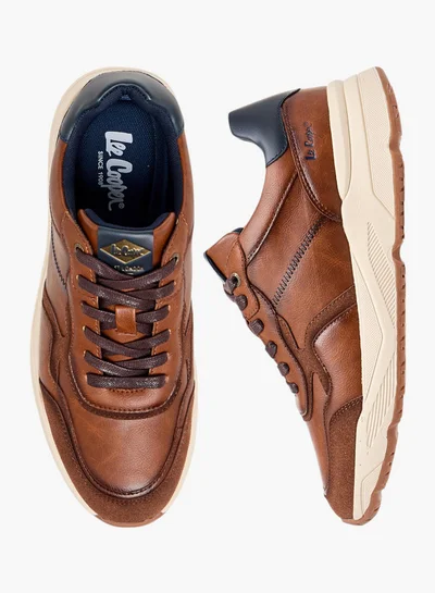 Lee Cooper Men's Panelled Lace-Up Sneakers