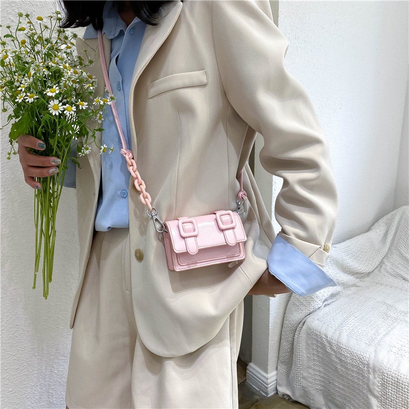Summer Mini Small Bag Stylish Women'S Bag 2020 New Trendy Fashionable Crossbody Bag Internet Popular All-Match Ins Small Square Bag - Image 3