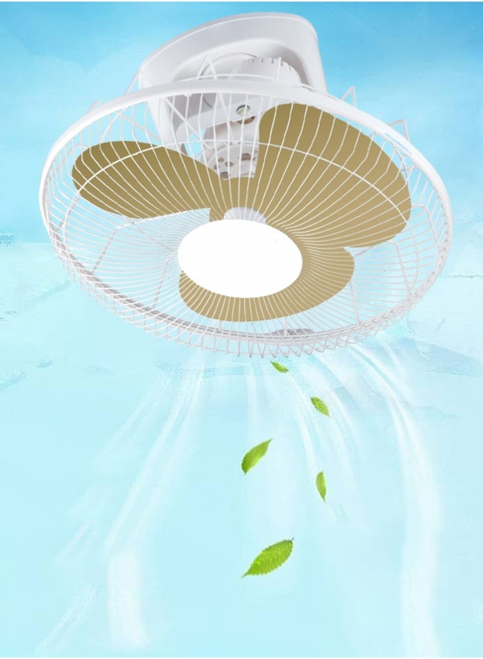 مودي مروحة حائط مقاس 16 بوصة، مروحة حائط قوية متذبذبة، تحكم في 3 سرعات قابلة للتعديل، تبريد هادئ للمنزل والمكتب والفناء الخارجي، تصميم موفر للطاقة والمساحة (قطعة واحدة) - Image 1