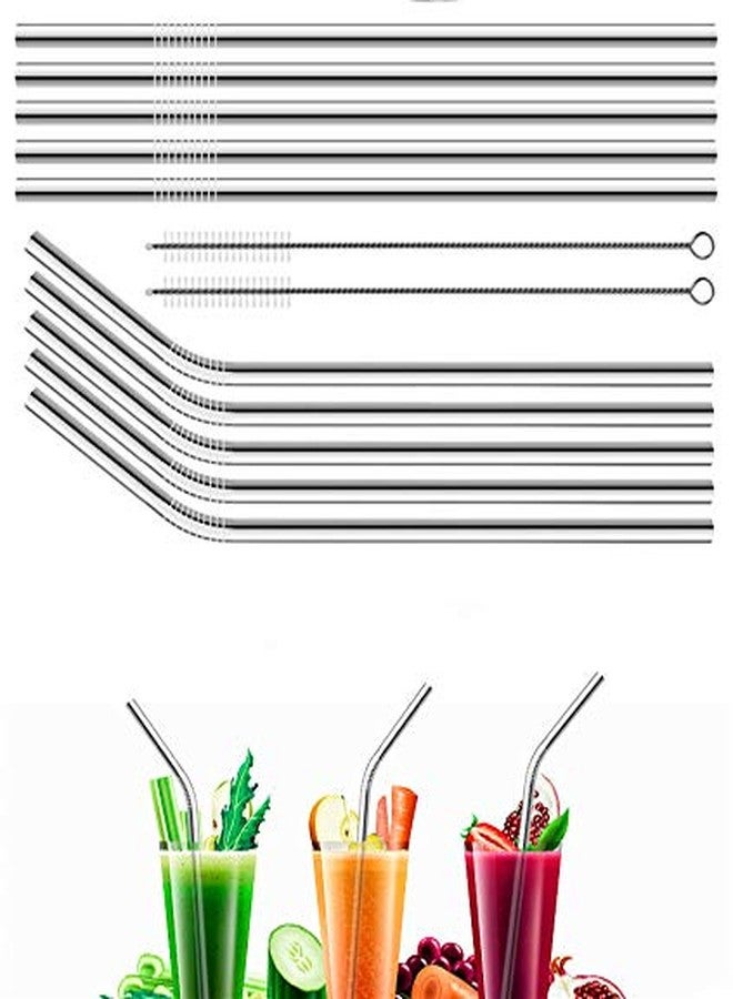 Sunwinc 50-Pack Stainless Steel Straws,Reusable Metal Straws in Bulk Super Long 10.5 Inch All Straight Drinking Straws for 30oz/20oz Tumblers Yeti Cups Travel Mugs(All straight 50pcs -10.5" Silver) - Image 4