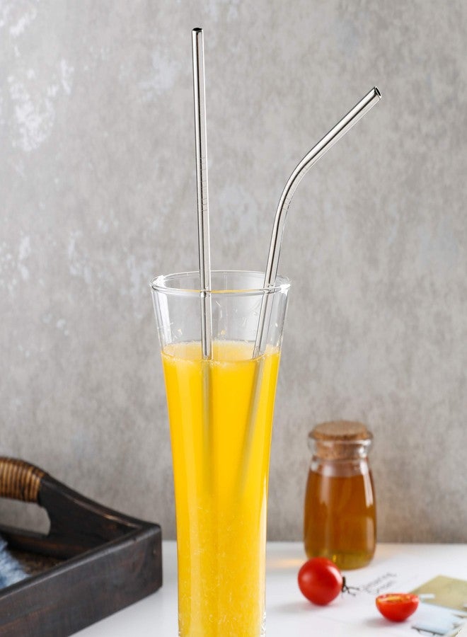 Sunwinc 50-Pack Stainless Steel Straws,Reusable Metal Straws in Bulk Super Long 10.5 Inch All Straight Drinking Straws for 30oz/20oz Tumblers Yeti Cups Travel Mugs(All straight 50pcs -10.5" Silver) - Image 5