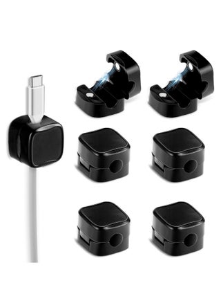 6 Pack Magnetic Cord Organizer, Management Cable Clips Adhesive Wire Keeper Wire Holder Keeper for Bedside Nightstand Table Desktop USB Wall Car Office Workspace Accessories - pzsku/Z1CCFFF2E2BDBFF79ADD7Z/45/_/1730716257/a4b6f211-e873-432c-904a-62ff5d7688a9