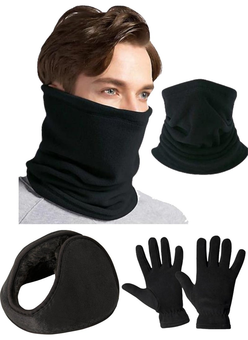 Belifanti Collection - Polar Neck Collar Polar Headphones Polar Gloves Black Set Color Black - Image 1