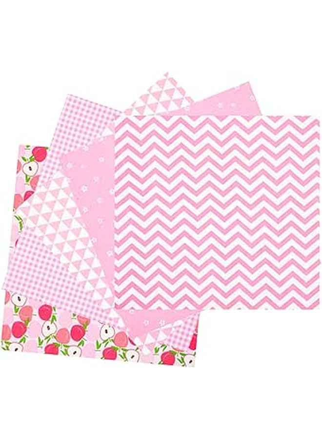 5Pcs Cotton Fabric Squares Printed Patchwork Quilting Sewing DIY Craft Material - Image 1