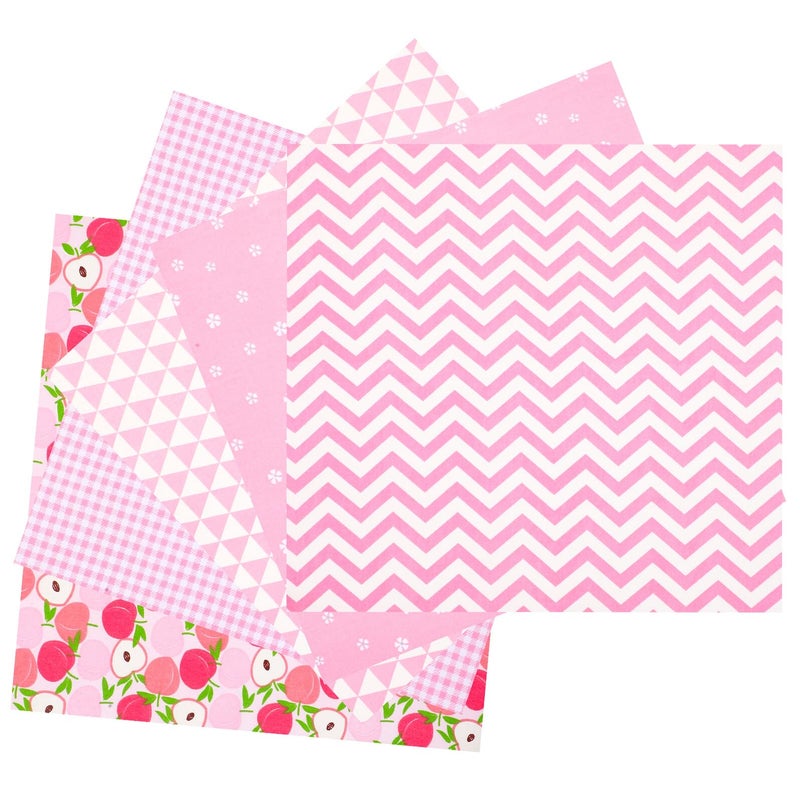 5Pcs Cotton Fabric Squares Printed Patchwork Quilting Sewing DIY Craft Material - Image 2