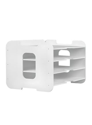 4 Layers Desk File Tray, Premium Magazine File Holder with Strong Load-Bearing Capacity for Papers, Files, and Documents - pzsku/Z1CD028B4F93D65E1B989Z/45/_/1731578415/65fbc56f-a8c7-420b-8bfe-7e668e80bc24