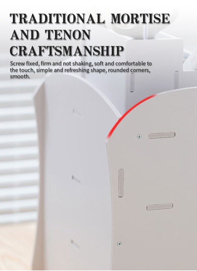 4 Layers Desk File Tray, Premium Magazine File Holder with Strong Load-Bearing Capacity for Papers, Files, and Documents