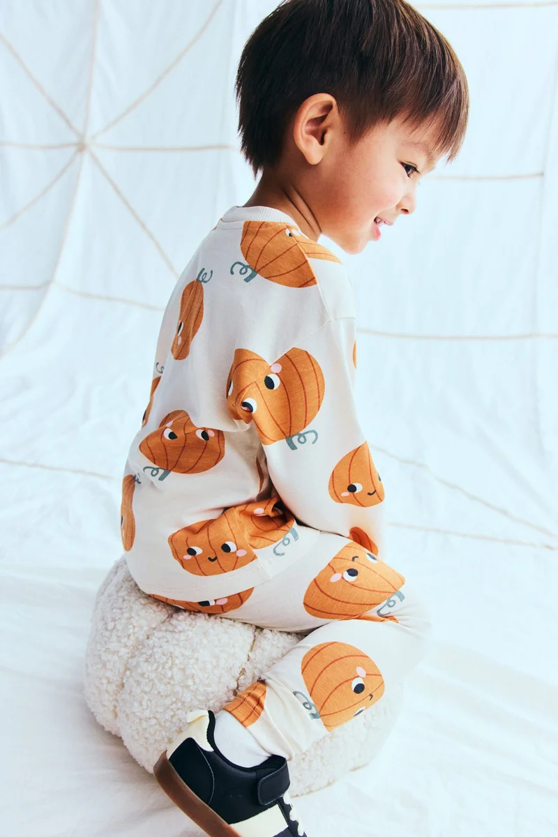 H&M 2-piece printed cotton set