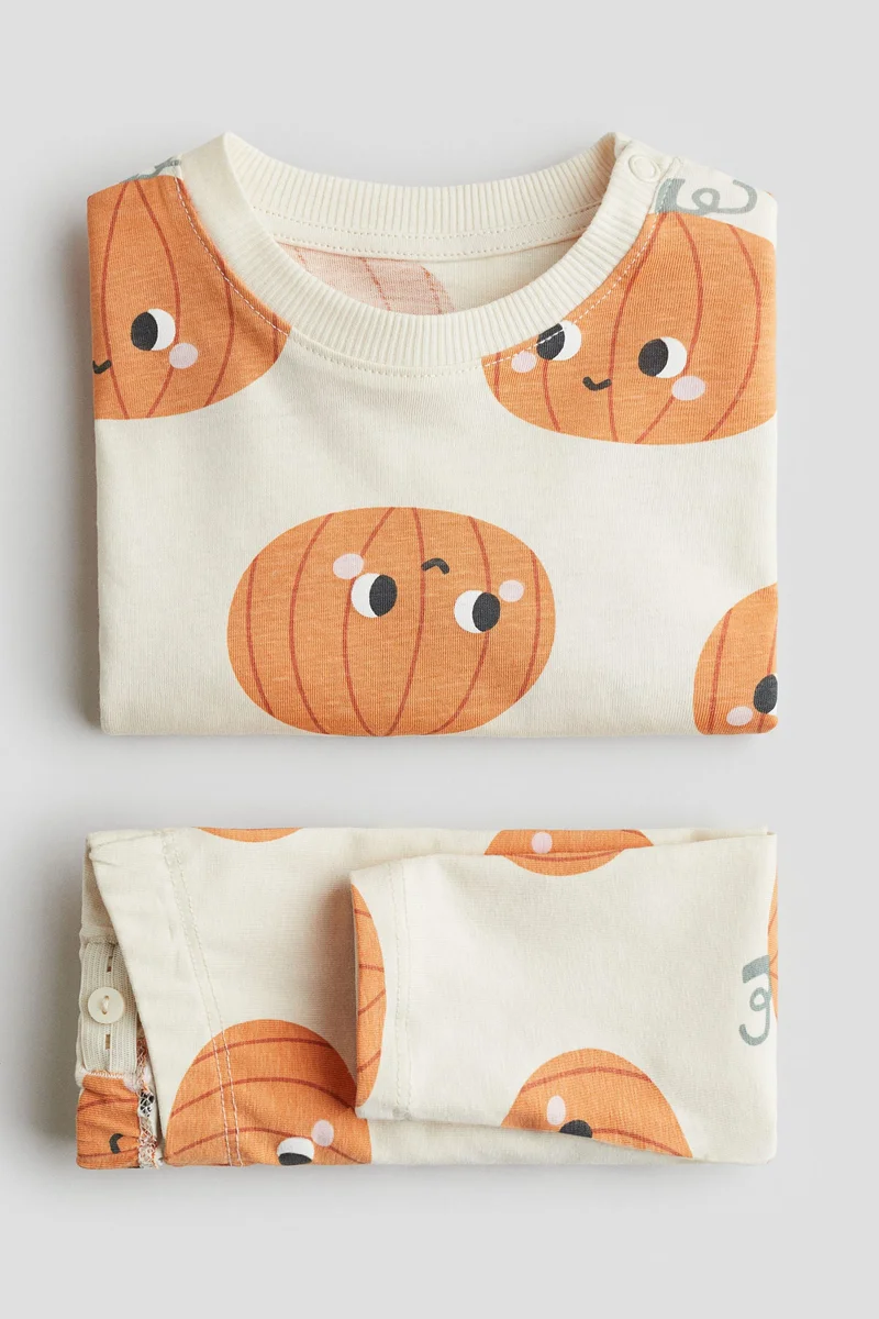 اتش اند ام 2-piece printed cotton set