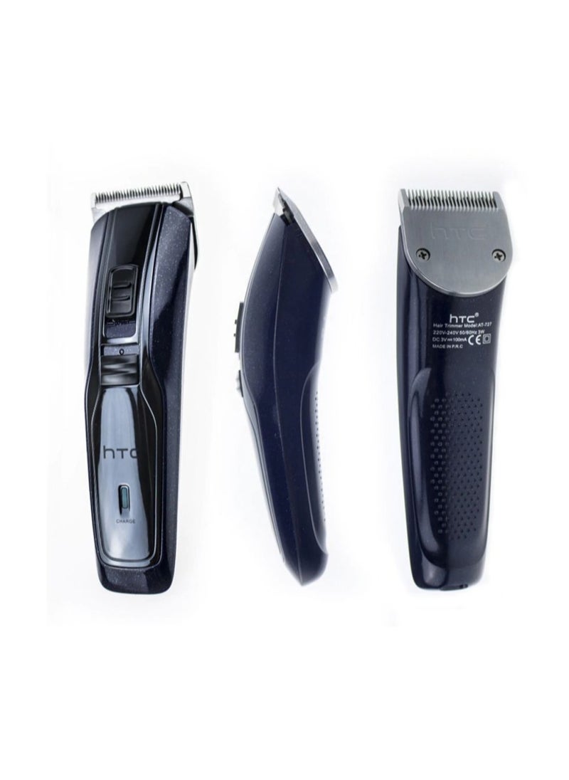 HTC - Waterproof Rechargeable Electric Cordless Hair Trimmer With all Number Adjusments For Men - Image 1