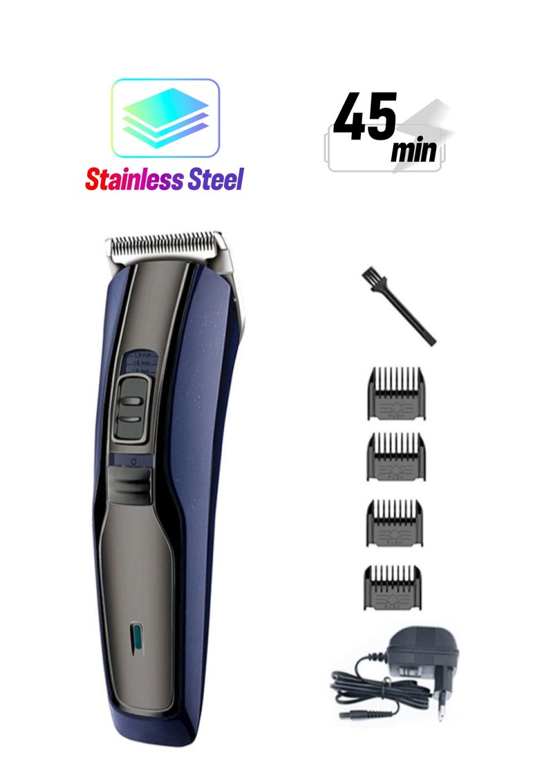 HTC - Waterproof Rechargeable Electric Cordless Hair Trimmer With all Number Adjusments For Men - Image 1