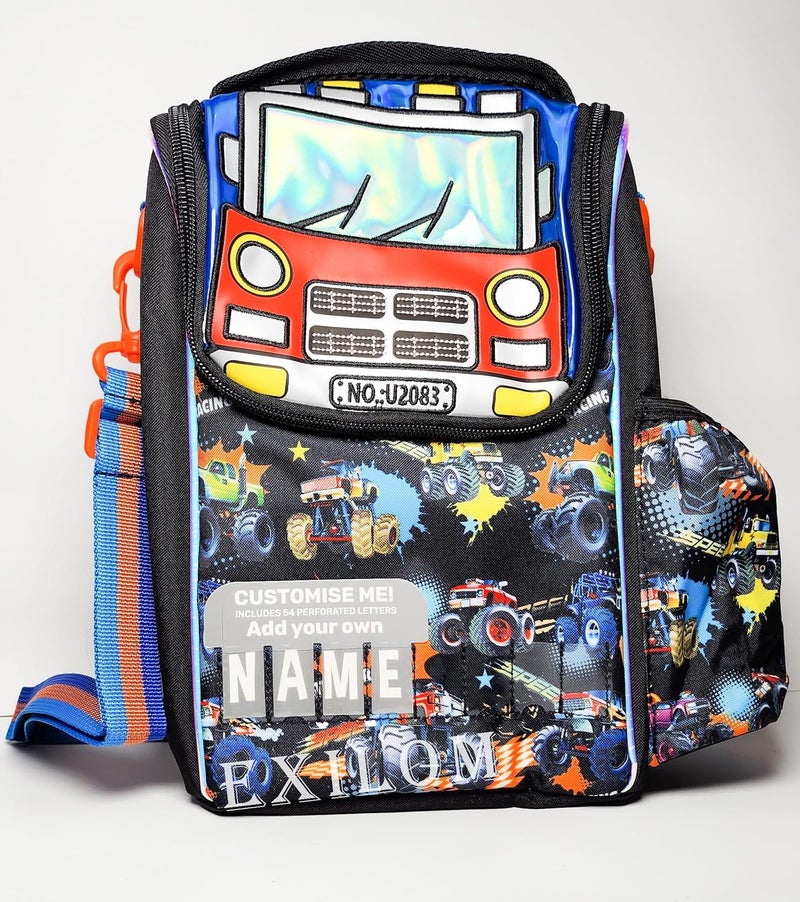 EXILOM حقيبة غداء للأطفال، صندوق غداء معزول حرارياً للفتيات والفتيان، حقيبة تبريد بطبقتين معزولة، حقيبة غداء للأطفال والمراهقين، حقيبة سفر مدرسية، حاملة زجاجة ماء وصندوق غداء بحزام قابل للتعديل 19 - Image 1