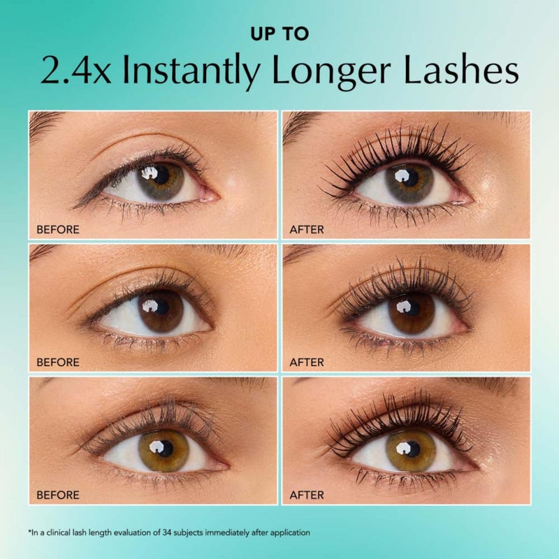 Thrive Causemetics Liquid Lash Extensions Mascara, Tubing Thrive Mascara Lengthening, Volumizing & Curling, Smudge Proof, Washable, No Clumping or Flaking, Vegan & Cruelty Free, Crystal (Brown Black) - Image 5