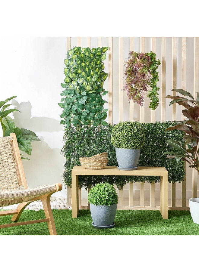Home Box Delsa Artificial Hedge Mats Scindapsus Aureus 33 x 4 x 33 cm  - Image 4