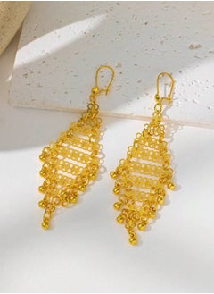 GOLDMAX Elegant 21k Gold Plated Earrings For Women  - Image 1