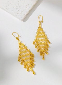 GOLDMAX Elegant 21k Gold Plated Earrings For Women  - Image 2