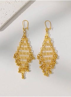 GOLDMAX Elegant 21k Gold Plated Earrings For Women  - Image 3