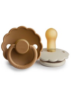 Daisy Natural Rubber Baby Pacifier ; Made In Denmark ; Bpafree (Cappucino Cream 618 Months) 2Pack - pzsku/Z1CD0B18A54CBFA0723D3Z/45/_/1693484607/53dc403e-45d2-4d17-8672-e7a150f66af3