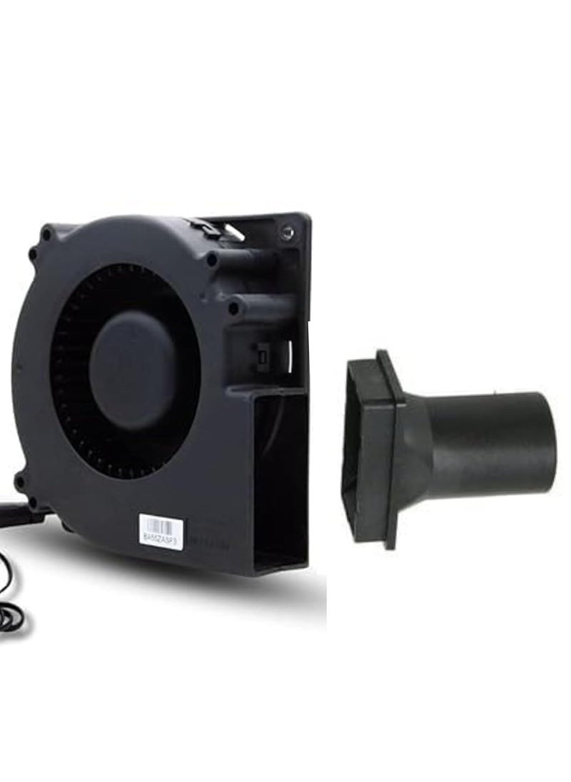 Generic Lighting Hub DC Square Blower SetAdjustable Wind Speed Large Air Volume Round Nozzle LowNoise LaborSaving Camping Blower Patio Accessory 120 32mm 6000 RPM  - Image 1