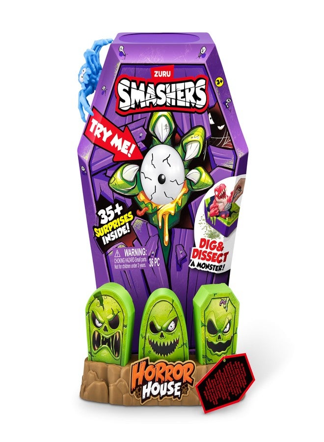 ZURU SMASHERS Smashers Mega Horror House (Blue) by ZURU, Interactive Toy, Collectable Toy for Kids and Teens - Image 2