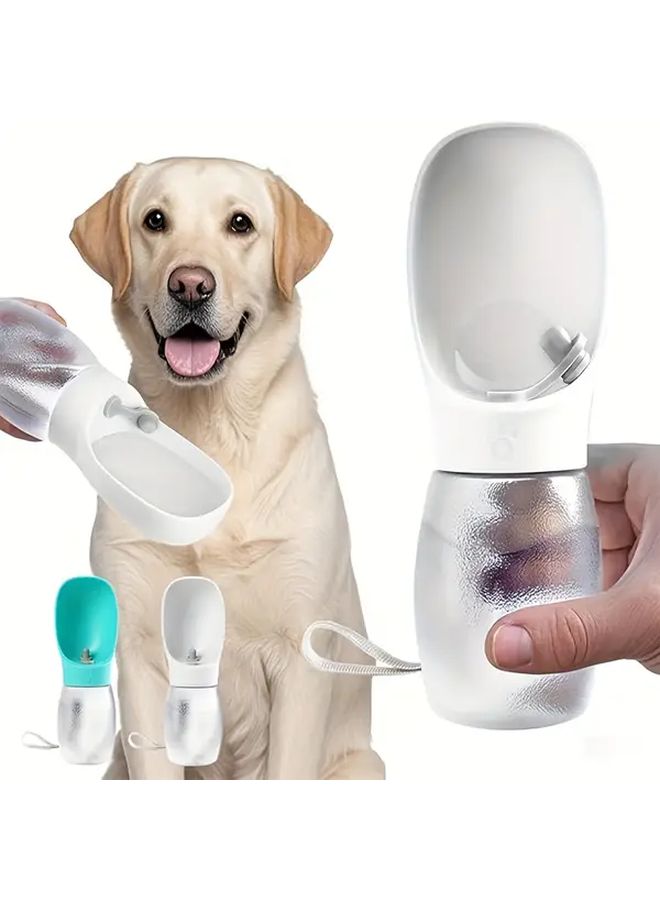 Blue Portable Outdoor Water Bottle for Pet Dogs Walking Hiking Traveling - Image 1