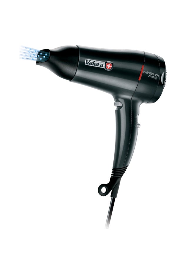 Valera Hair Dryer Wellness Ionic 2000 Watts, Ions generator, 6 air flow/temperature settings, Ripple wire SECURITY heating element Color care - 545.08 - Image 1