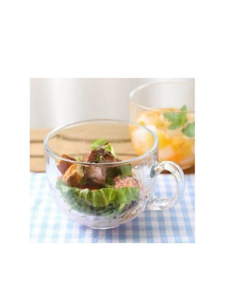 general clear glass serving bowl for snacks, desserts, cookies, and fruit; an elegant transparent tray for table setting and entertaining guests. - Image 3