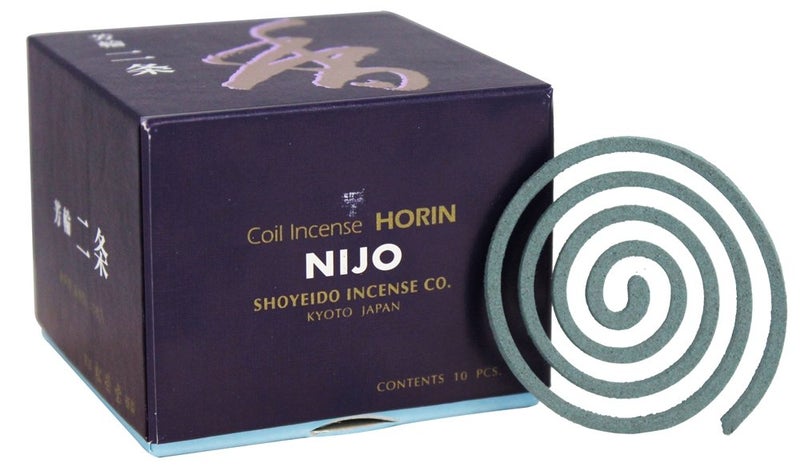 Shoyeido Incense Coils Nijo Avenue of The Villa 1set