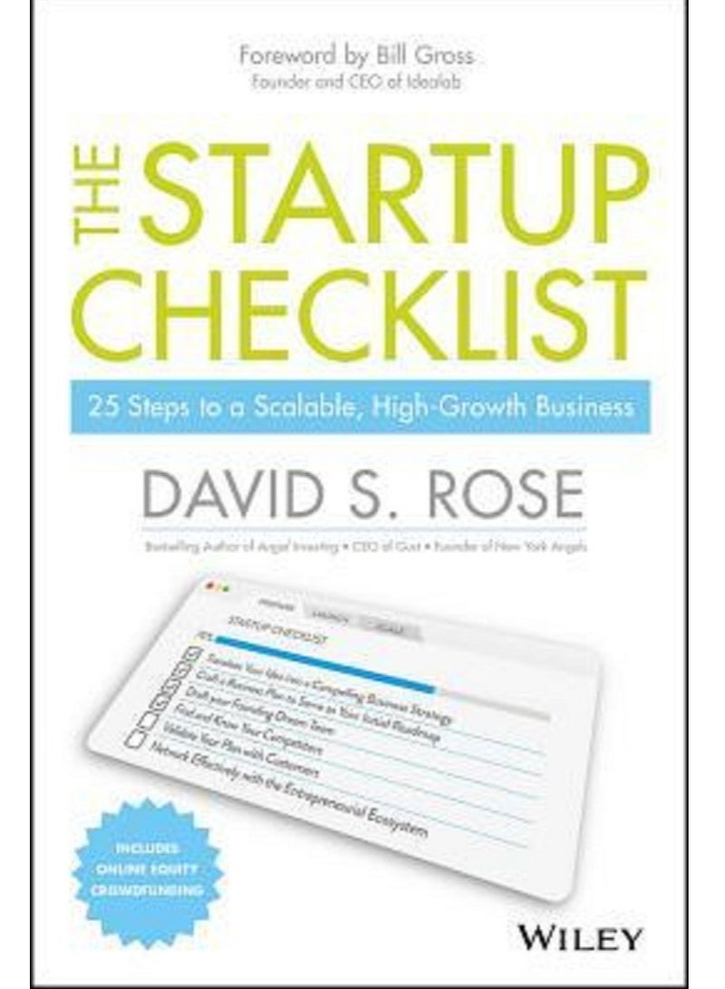 The Startup Checklist : 25 Steps To A Scalable, High-growth Business Paperback 
