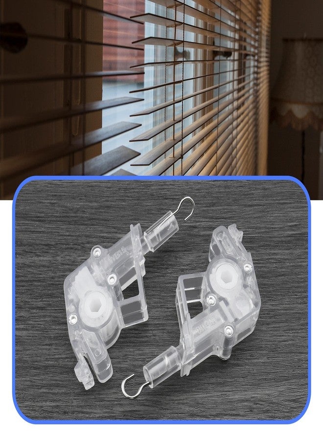 مايكرو تريدرز مجموعة مايكرو تريدرز المكونة من 4 قطع من آلية إمالة عصا منخفضة الارتفاع مقاس 2 بوصة مع وصلة خطاف تروس سداسية الشكل مقاس 7/32 بوصة لملحق سكة رأس الستائر المنخفضة - Image 4