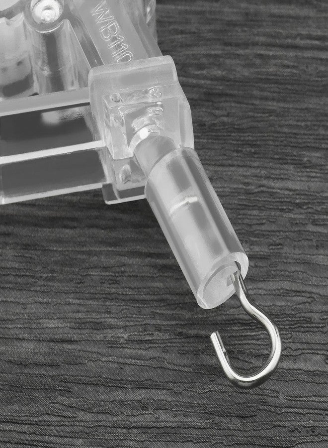 مايكرو تريدرز مجموعة مايكرو تريدرز المكونة من 4 قطع من آلية إمالة عصا منخفضة الارتفاع مقاس 2 بوصة مع وصلة خطاف تروس سداسية الشكل مقاس 7/32 بوصة لملحق سكة رأس الستائر المنخفضة - Image 5