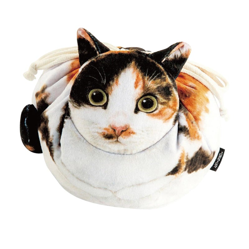 Cat Shaped Makeup Bag Cosmetic Pouch Organizer Drawstring Toiletry Travel Bag - Image 2