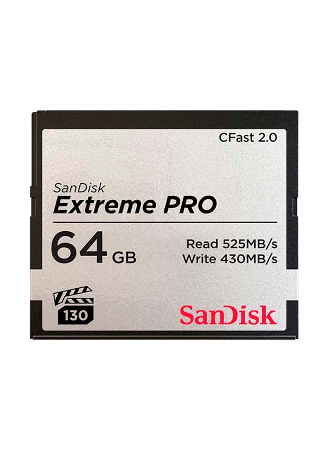 Extreme PRO CFAST 2.0 Card – Speed Up To 525MB/s - 64 GB SDCFSP-064G-G46D - Image 1