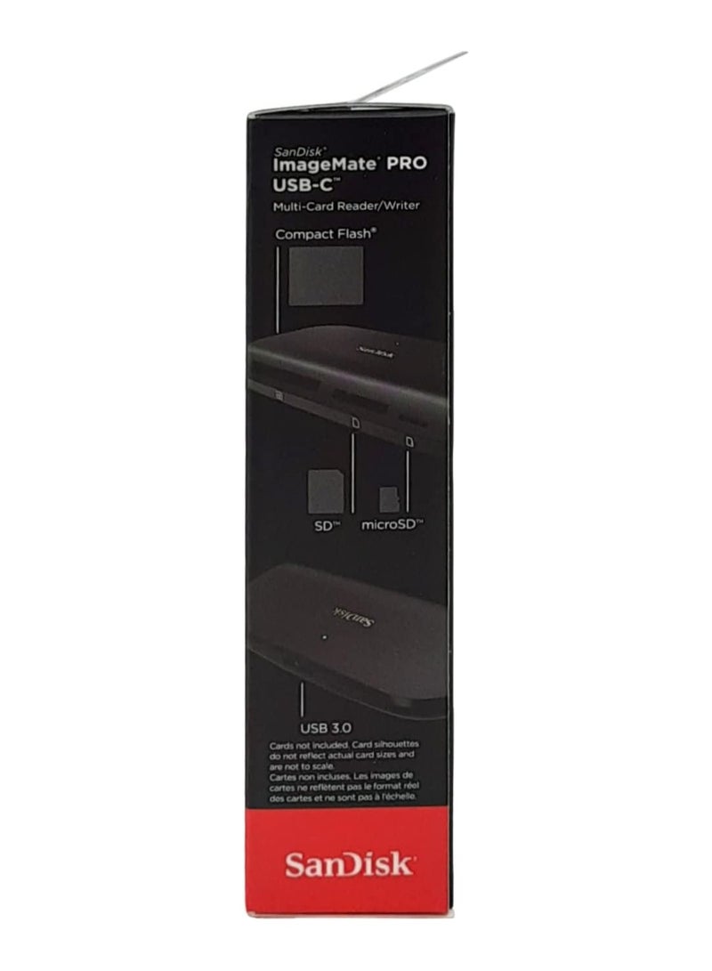 Sandisk Imagemate Pro Usb C Reader/Writer Sddr A631 Gngnn, Black, Sddr A631 Gngnn, Black - Image 2