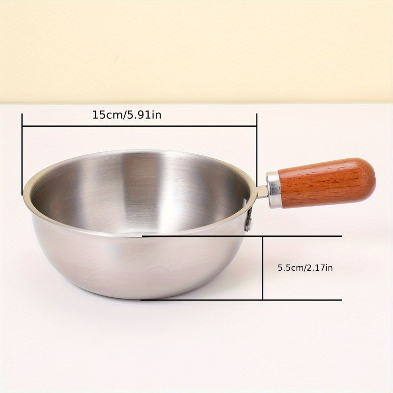 Stainless Steel SUS304 Small Saucepan Kitchen Cooking Pot Tool - Image 3
