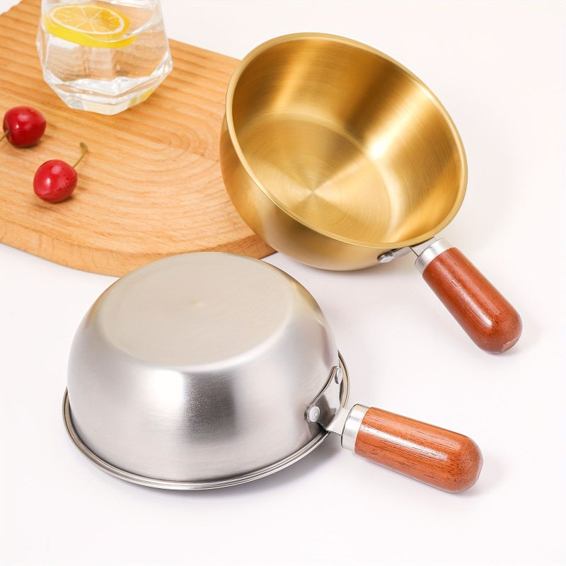 Stainless Steel SUS304 Small Saucepan Kitchen Cooking Pot Tool - Image 5
