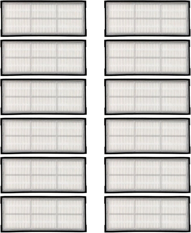 CHAIN PEAK (Pack of 12) HEPA Filters for Roborock S7 S7+ S7 MaxV S7 MaxV Plus S7 MaxV Ultra S8 Pro Ultra S8 S8+, Robot Vacuum Cleaner Filter Accessory Kit, Replacement Parts 12 Filters - Image 1