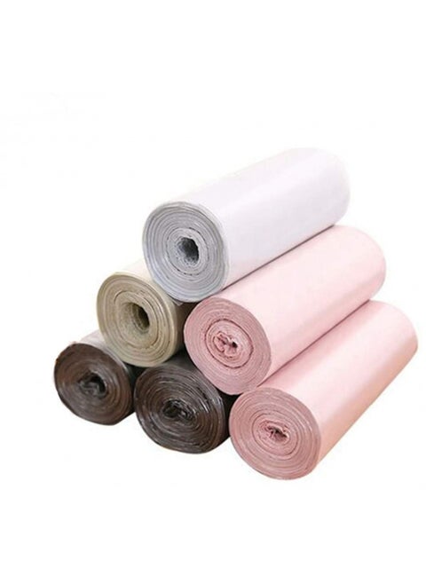 SWIHELP Trash Bags, 6 Rolls/120 Counts Small Garbage Bags for Office, Kitchen,Bedroom Waste Bin,Colorful Portable Strong Rubbish Bags,Wastebasket Bags