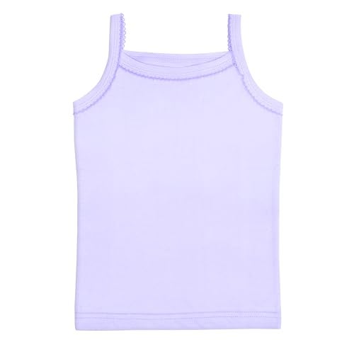 REVOLTEK Printed Vest baniyan Cotton Inner wear for Baby Summer wear Sleeveless Undershirts for Kids Spaghetti, Slips Camisole Tank-Tops Toddler Girls Pack of 6 (5-6 Years, Light Color) - Image 3