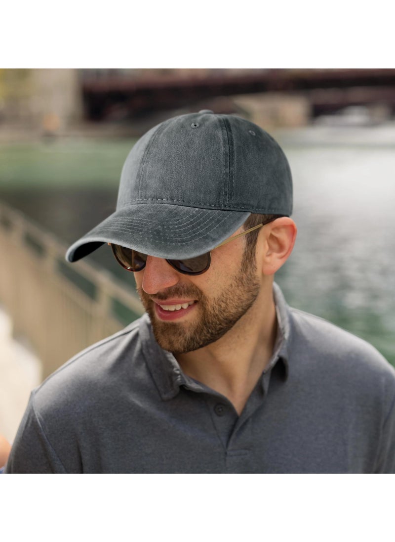 BreeJooy Men women baseball cap , low profile adjustable washed cotton golf dad hat  - Image 3