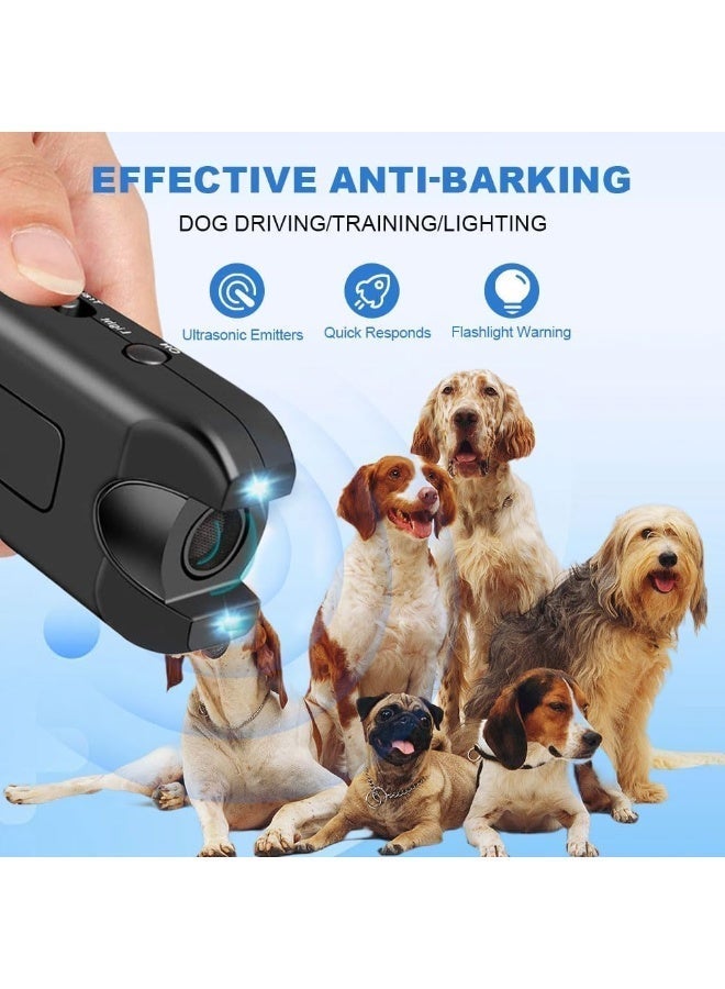 Chabeia Ultrasonic Dog Repeller, Upgrade Dog Bark Deterrent Devices, Anti Barking Devices for Dogs, Ultrasonic Dog Chaser Dog Bark Deterrent Device, Sonic Barking Deterrent Devices (with Battery，Black) - Image 3