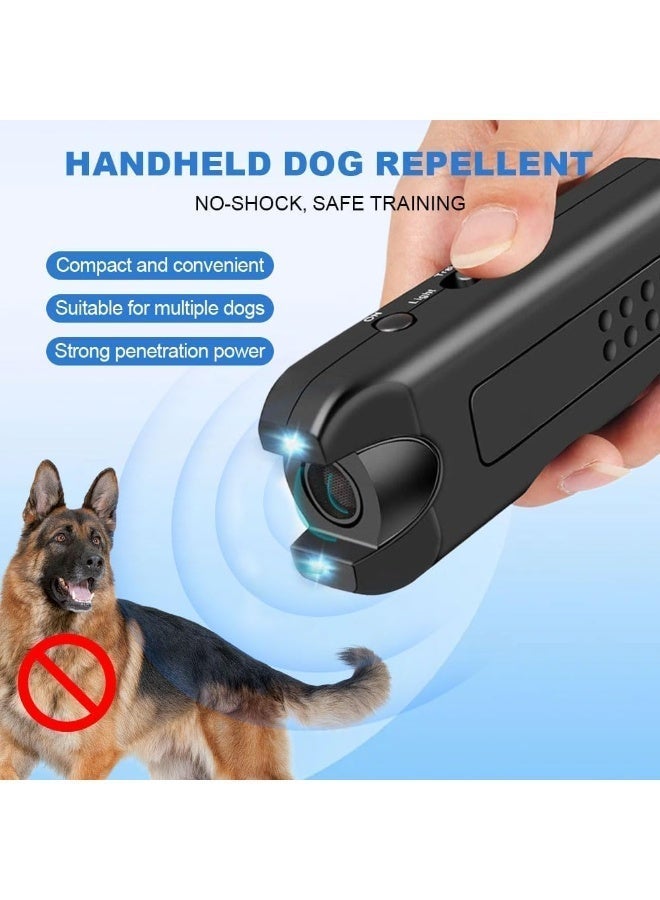 Chabeia Ultrasonic Dog Repeller, Upgrade Dog Bark Deterrent Devices, Anti Barking Devices for Dogs, Ultrasonic Dog Chaser Dog Bark Deterrent Device, Sonic Barking Deterrent Devices (with Battery，Black) - Image 2