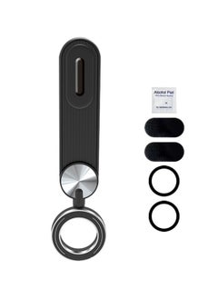 Generic 3M Velcro Car Mobile Holder, Car Phone Stand with 2 Magnetic Rings, Memory Metal Car Mount, Arbitrary Bend, Stable and Will Not Fall, Suitable for iPhone Samsung  - Image 1