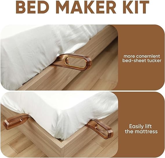 THE SR BRAND SR New Bed Sheet Tucker Tool - Durable Bed Maker Tool to Keep Sheets in Place - No More Lifting The Mattress (11 inch) (Pack of 2) - Image 5