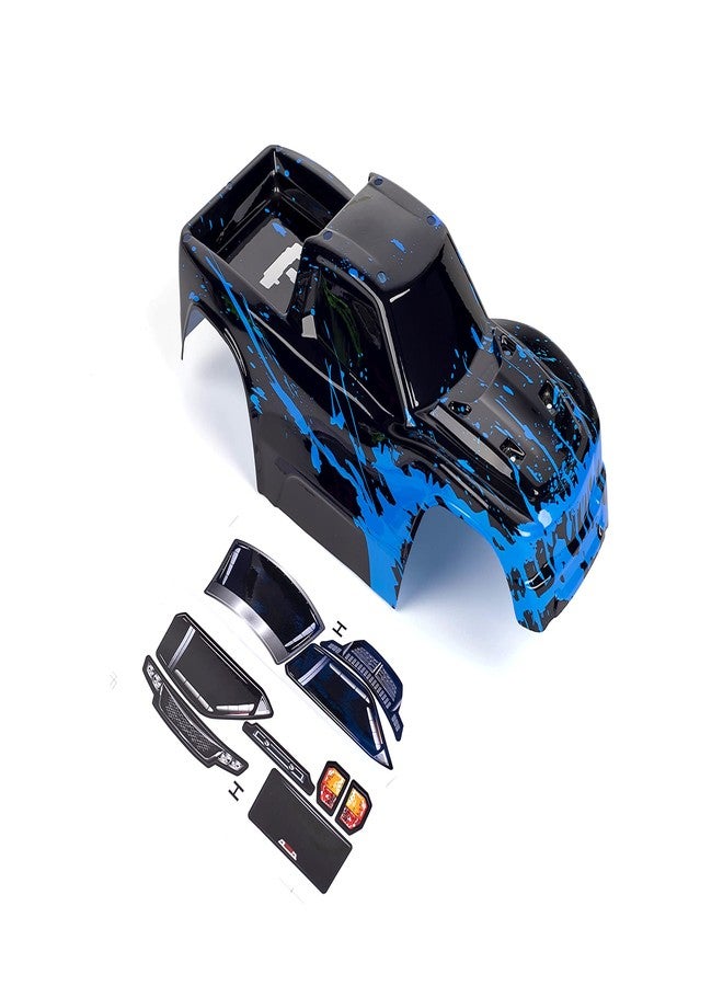SummitLink Custom Body Muddy Blue Style Compatible for Hoss 4X4 VXL 3S 4WD Truck Shell Cover(Truck not Included) H-MBL-01 - Image 1