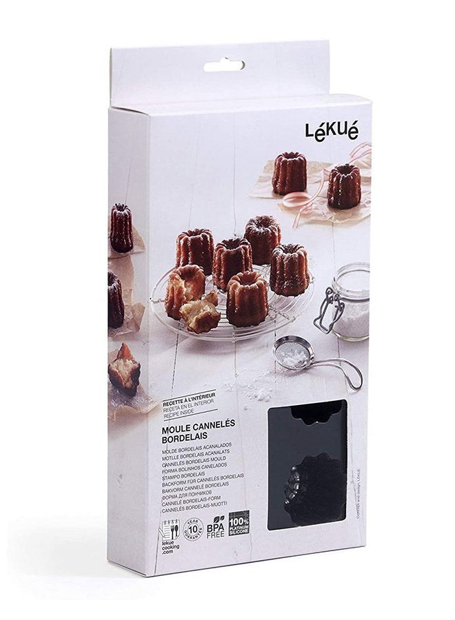 Lekue 8-Cavities Professional Cannele Bordalais Black - Image 2
