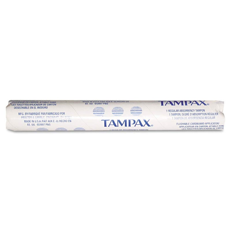 Tampax Tampax 10073010025001 Original Regular Absorbency Tampons for Vending Machines (500-Piece/Carton) 